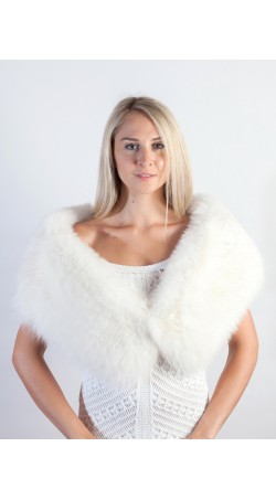 White Fox Fur Stole/Scarf